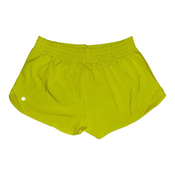 Lululemon Hotty Hot High-Rise Lined Short 2.5", Lichen, Size 12 NWT - Picture 2 of 4
